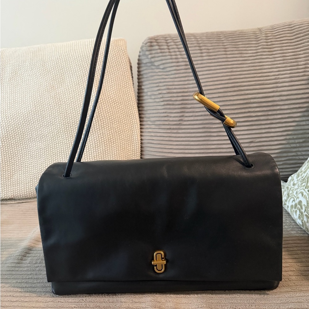 NWOT Marc Jacobs Large Dual Bag Black Leather